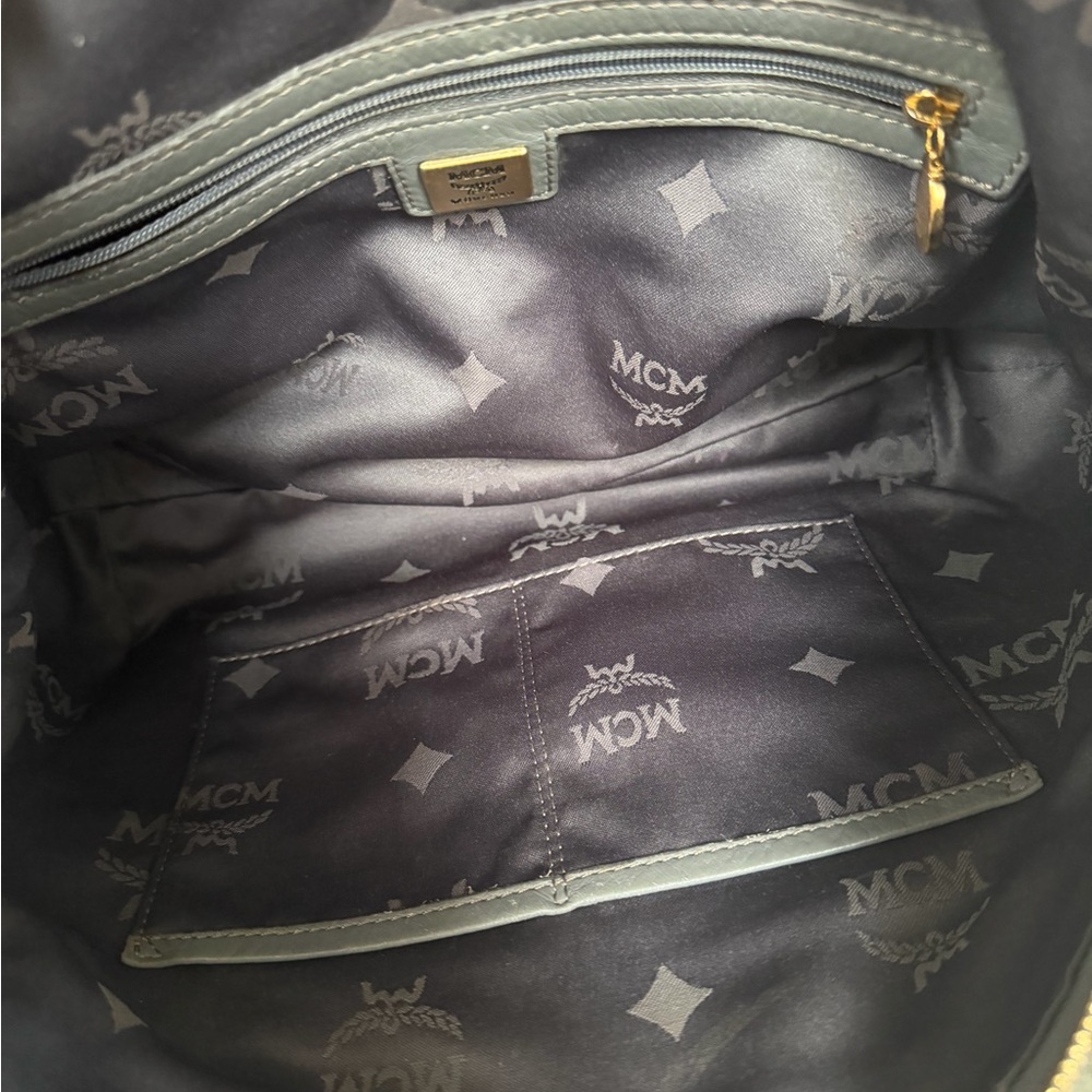 MCM Pebbled Leather Hobo / Shoulder Two Way Bag - Picture 12 of 15